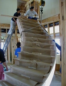 Curved Assembled Stairs