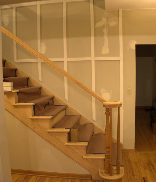 The staircase during renovation (1)
